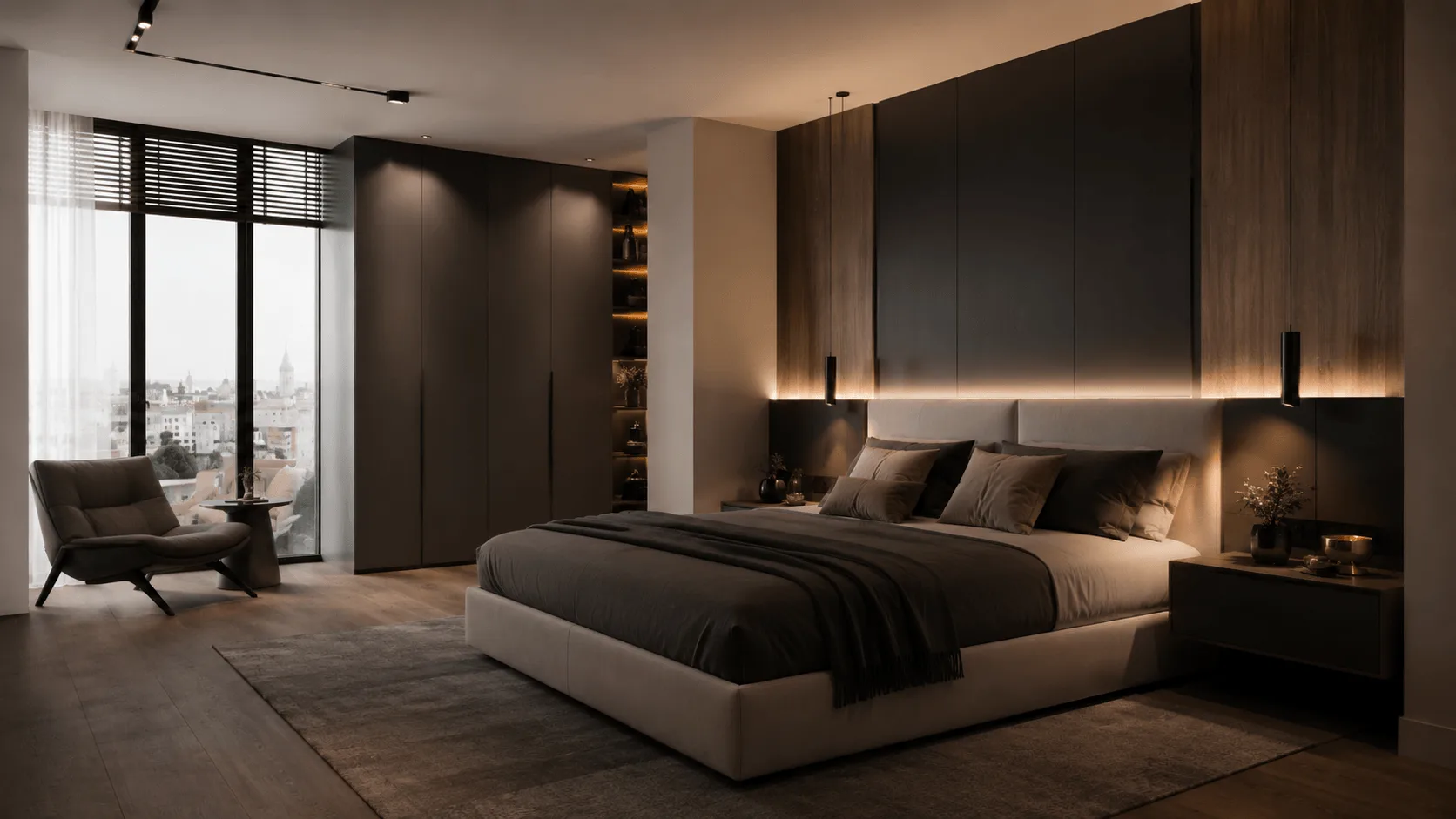 Quiet aerotermia heating for a Valencia bedroom